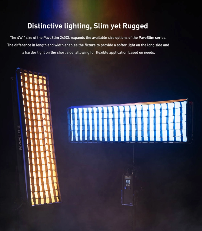 Panel LED Nanlite PavoSlim 240CL – RGBWW