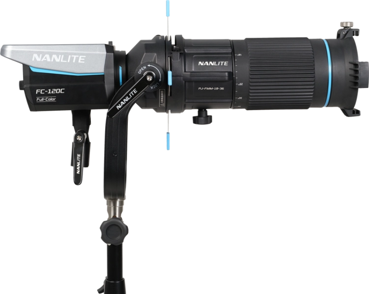 Mocowanie FM Nanlite Projector Mount – z zoomem 18–36°