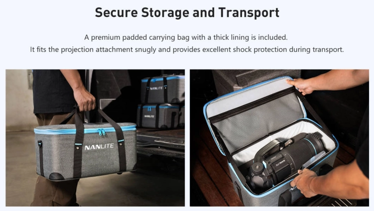 Mocowanie FM Nanlite Projector Mount – z zoomem 18–36°