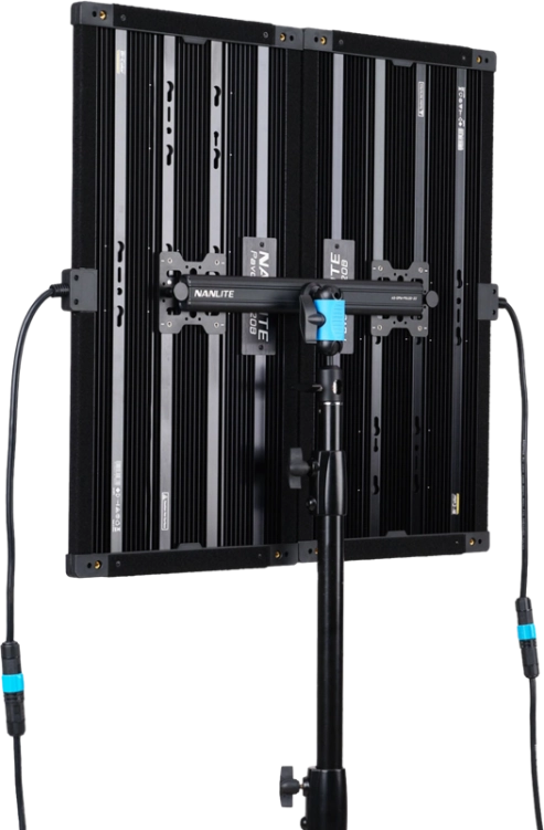 Statyw Nanlite Dual-Panel Coupler Kit – zestaw z softboxem dla Pavoslim 120B/120C