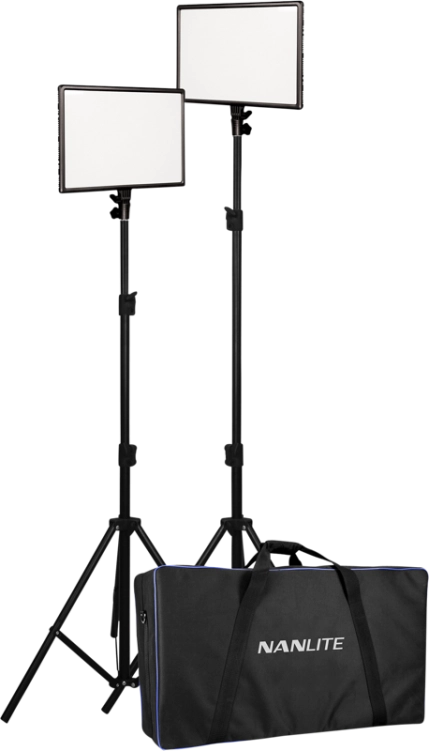 Zestaw Nanlite LumiPad 25 - 2 panele LED ze statywem i torba