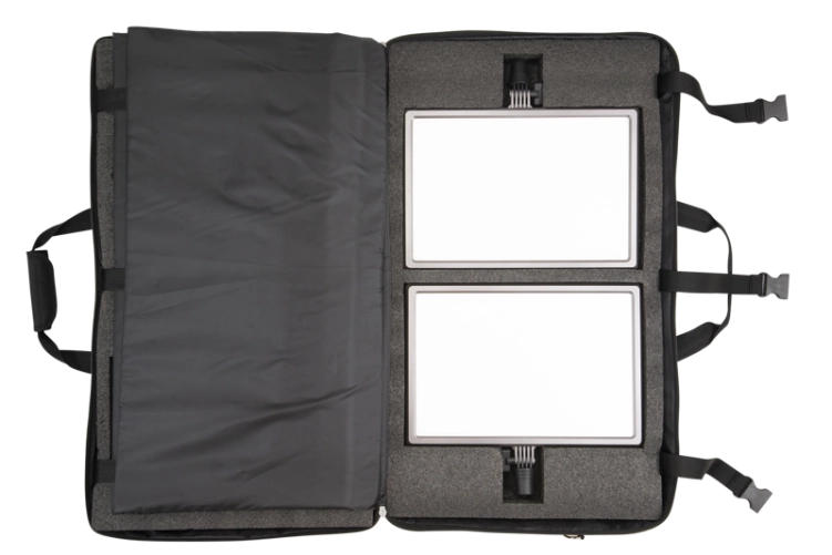 Zestaw Nanlite LumiPad 25 - 2 panele LED ze statywem i torba