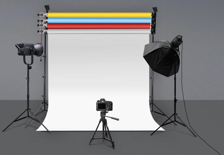 System wind do tła Nanlite - 3-axle background support