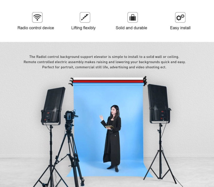 System wind do tła Nanlite - 3-axle background support