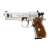 Pistolet wiatrówka Beretta M92 FS nickel/wood 4,5 mm Diabolo CO2