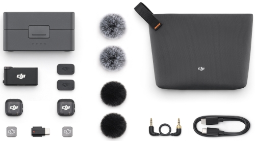 Zestaw bezprzewodowy DJI Mic 3 (2 TX + 1 RX + etui ładujące)