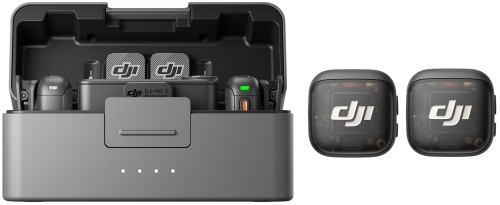 Zestaw bezprzewodowy DJI Mic 3 (2 TX + 1 RX + etui ładujące)