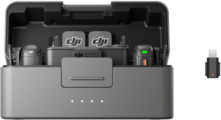 Zestaw bezprzewodowy DJI Mic 3 (2 TX + 1 RX + etui ładujące)