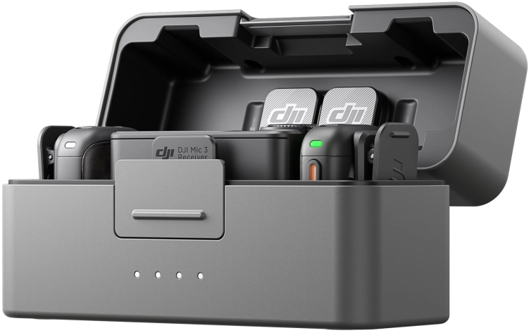 Zestaw bezprzewodowy DJI Mic 3 (2 TX + 1 RX + etui ładujące)