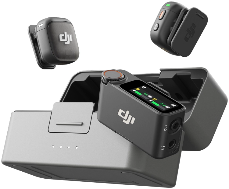 Zestaw bezprzewodowy DJI Mic 3 (2 TX + 1 RX + etui ładujące)