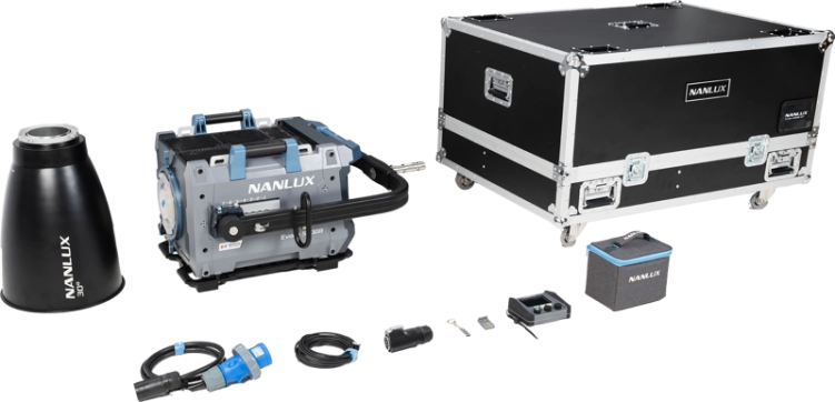 Lampa Nanlux Evoke 5000B + walizka transportowa + reflektor 30°