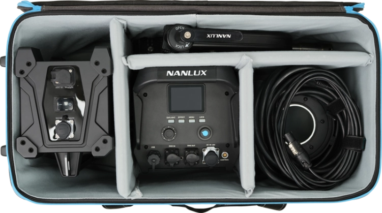 Lampa Nanlux Evoke 1200B reflektor z walizka na kółkach