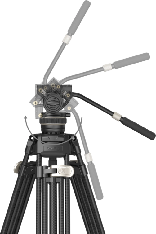 Statyw wideo SmallRig 3989 Heavy-Duty z włókna węglowego zestaw FreeBlazer AD-100