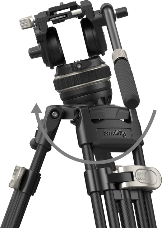 Statyw wideo SmallRig 3989 Heavy-Duty z włókna węglowego zestaw FreeBlazer AD-100