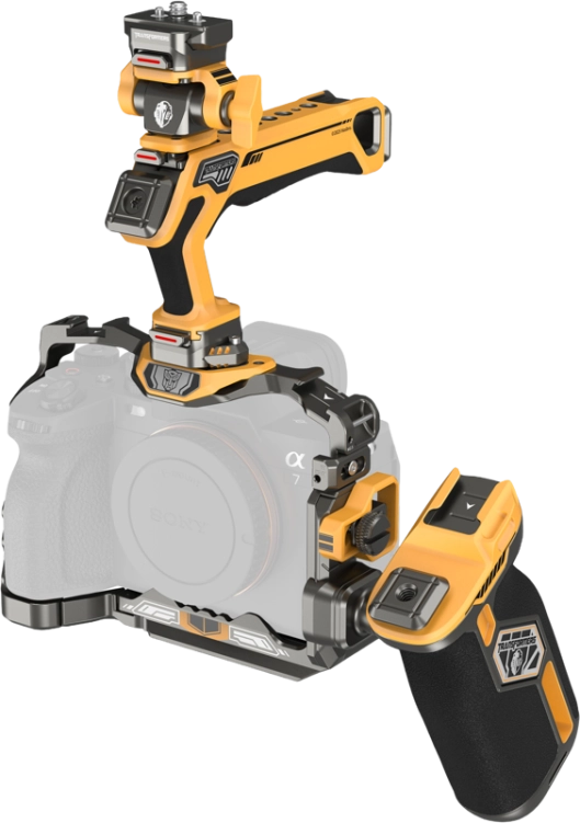 Zestaw klatki SmallRig 5518 HawkLock szybkozłączka do Sony A7R V/ A7 IV/ A7S III (Adv Ed) (Bumblebee)