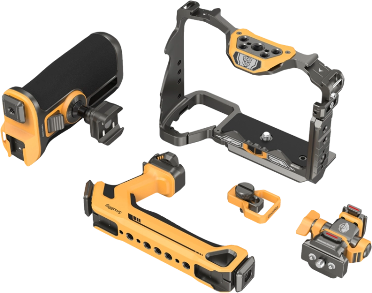 Zestaw klatki SmallRig 5518 HawkLock szybkozłączka do Sony A7R V/ A7 IV/ A7S III (Adv Ed) (Bumblebee)