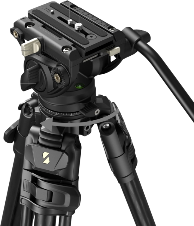 Statyw wideo SmallRig 5201 wideo z włókna węglowego AD-50 Max