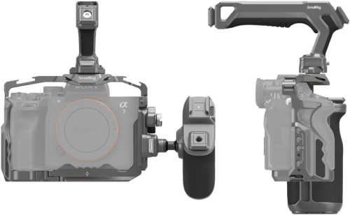 Zestaw klatki SmallRig 4539 HawkLock szybkozłączka Advanced do Sony Alpha 7R V / 7 IV / 7S III