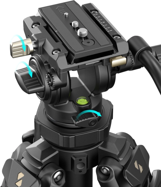 Statyw wideo SmallRig 4420 Lightweight wideo z włókna węglowego AD-50 Pro