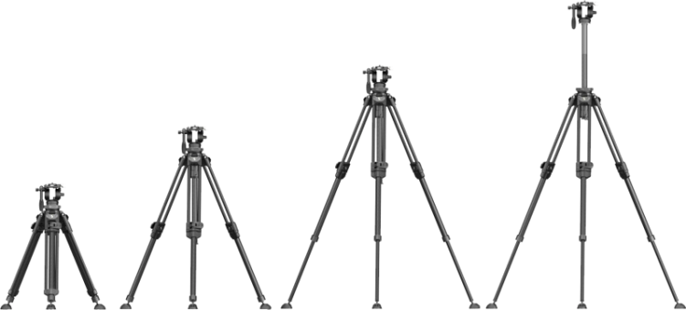 Statyw wideo SmallRig 4420 Lightweight wideo z włókna węglowego AD-50 Pro