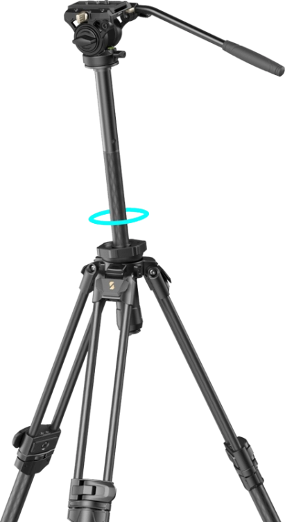 Statyw wideo SmallRig 4420 Lightweight wideo z włókna węglowego AD-50 Pro
