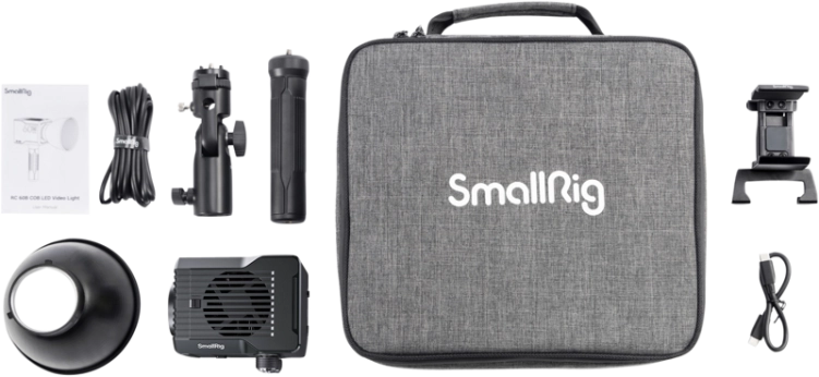 Lampa LED SmallRig 4810 RC 60C RGB LED wideo Light z Powerbank Clamp Edition