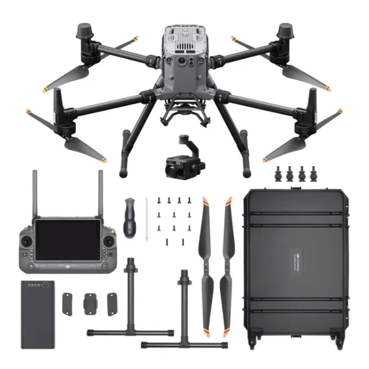 Dron z kamerą termowizyjną DJI Matrice 350 RTK + Zenmuse H20T + DJI CARE