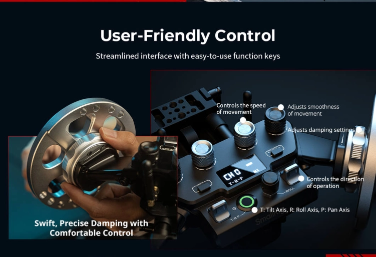 SmallRig 4525 Gimbal Control Wheels do DJI RS Series