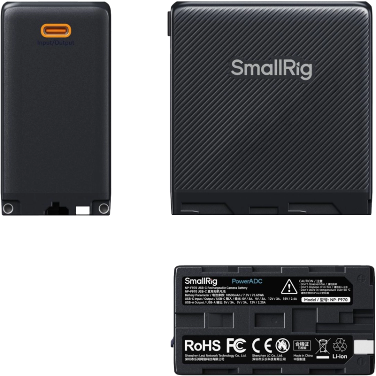 Akumulator SmallRig 4469 NP-F970 10500mAh USB-C
