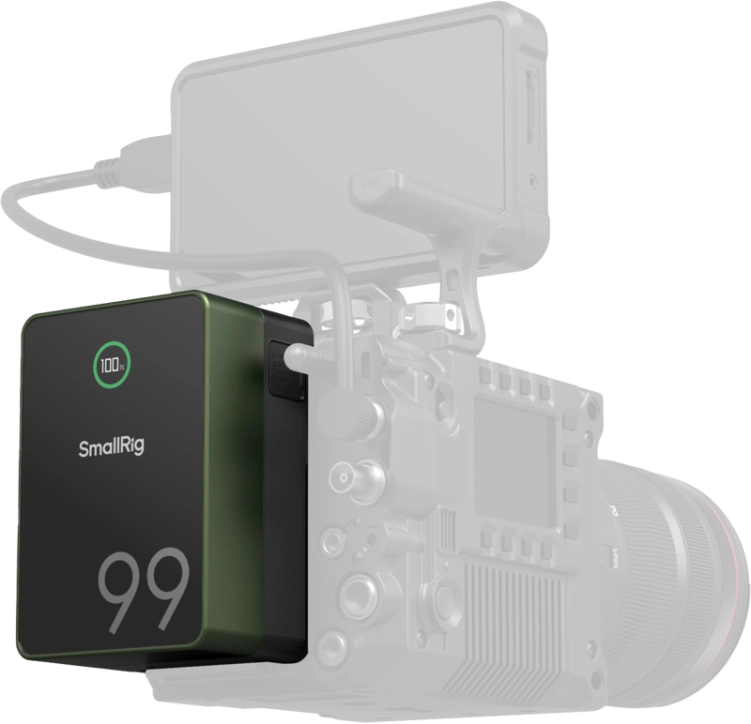 Produkt SmallRig 4974 VB99 Pro mini V mocowanie Battery Green