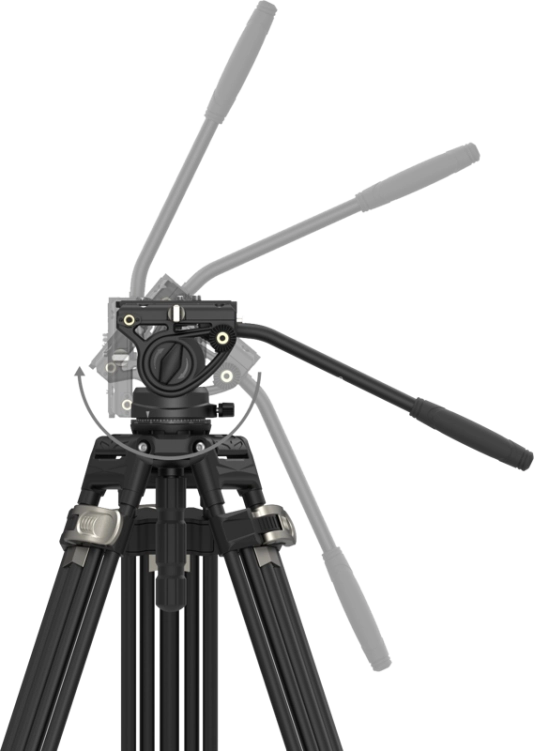 Statyw wideo SmallRig 4163 Heavy-Duty aluminiowy zestaw FreeBlazer AD-80