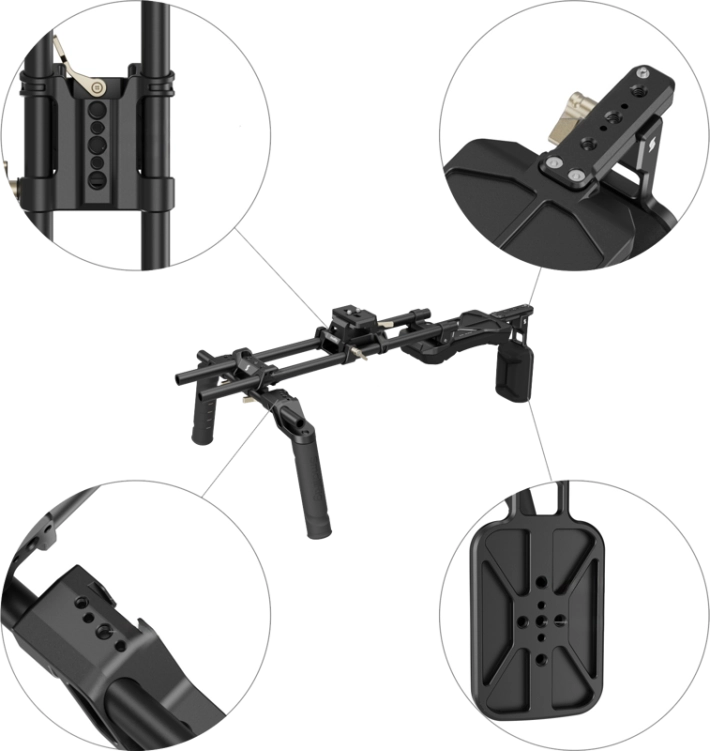 Rig naramienny SmallRig 4480 Shoulder Rig zestaw Classic Version