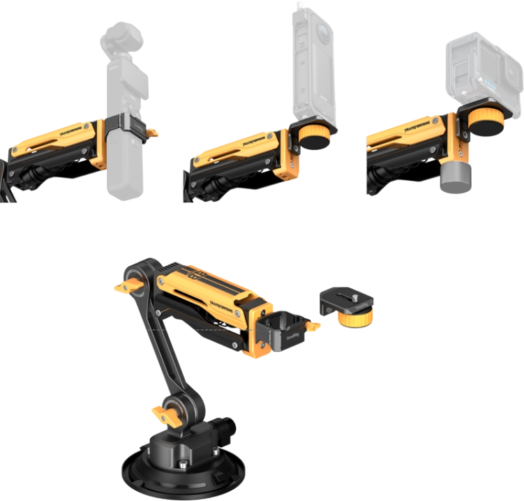 Produkt SmallRig 5528 mini Shock Absorber Arm do DJI Osmo Pocket 3 / GoPro HERO13 / Insta360 X4 / BumbleBee)