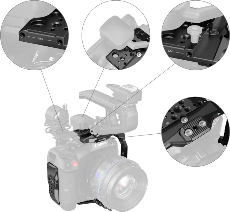 Zestaw klatki SmallRig 5136 do Canon EOS C80