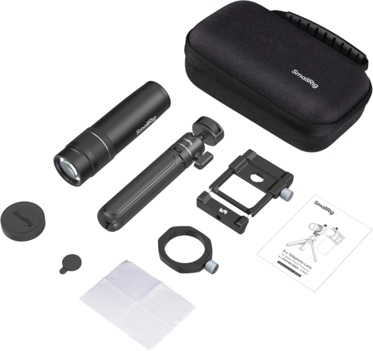 Produkt SmallRig 4737 8x Telephoto Lens do mobilny Phone (T-mocowanie)