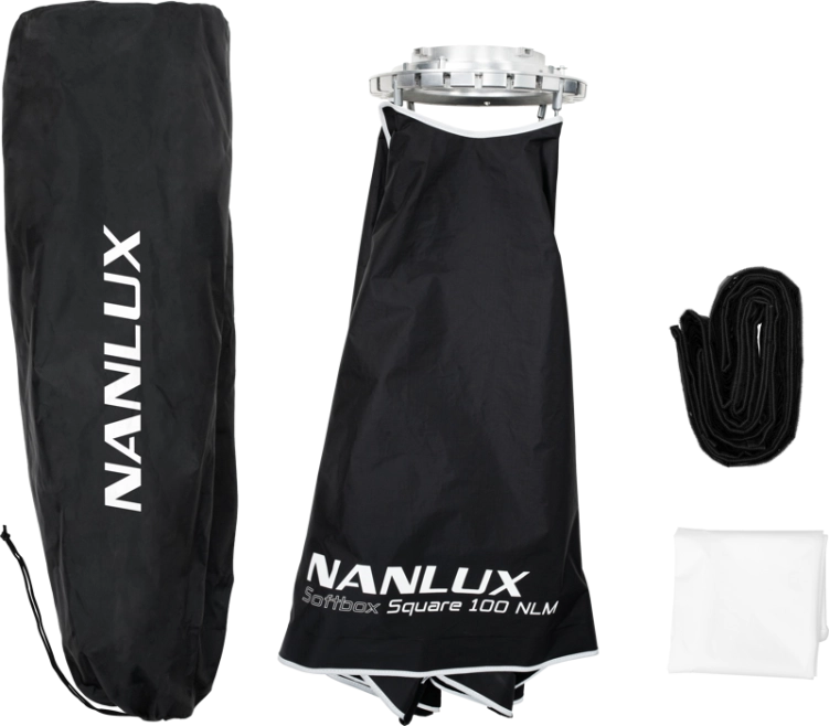 Softbox Nanlux kwadratowy 100 cm z mocowaniem NLM