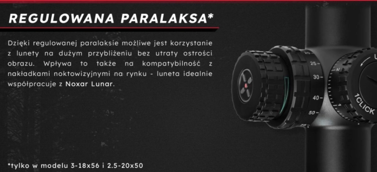 Luneta celownicza Noxar Magnar PRO 2,5-20x56