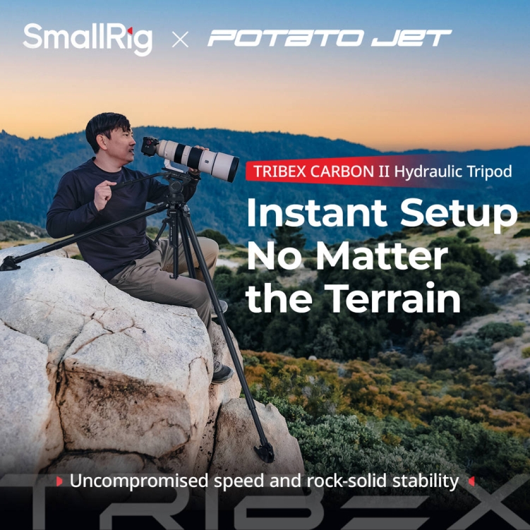 Statyw Smallrig 5755 X Potato Jet TRIBEX Carbon II Tripod Kit