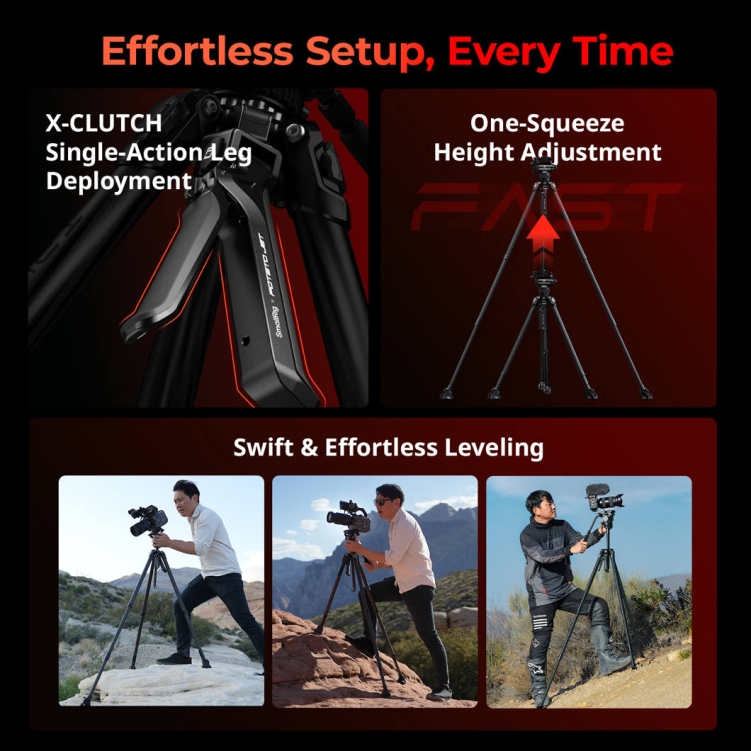 Statyw Smallrig 5755 X Potato Jet TRIBEX Carbon II Tripod Kit