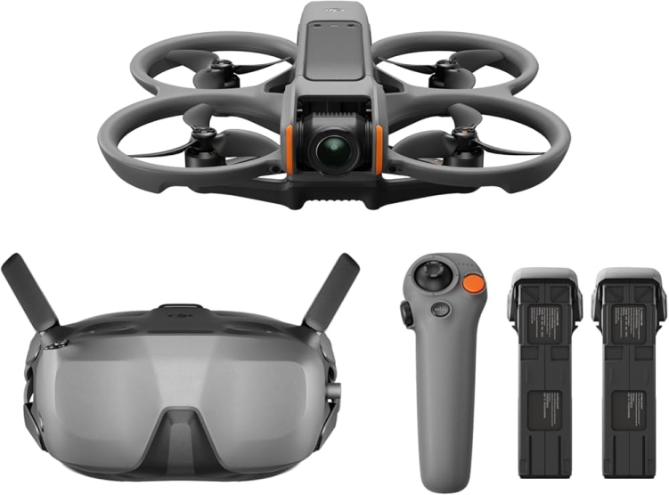 Dron DJI Avata 2 Fly Smart Combo (trzy baterie, Gogle N3)