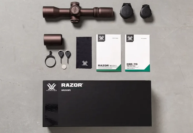 Luneta celownicza Vortex Razor III HD 4-24x44 FFP 34 mm AO EBR-7D MRAD