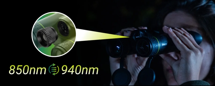 Lornetka termowizyjna z dalmierzem Pixfra Draco PFI-D635-4K