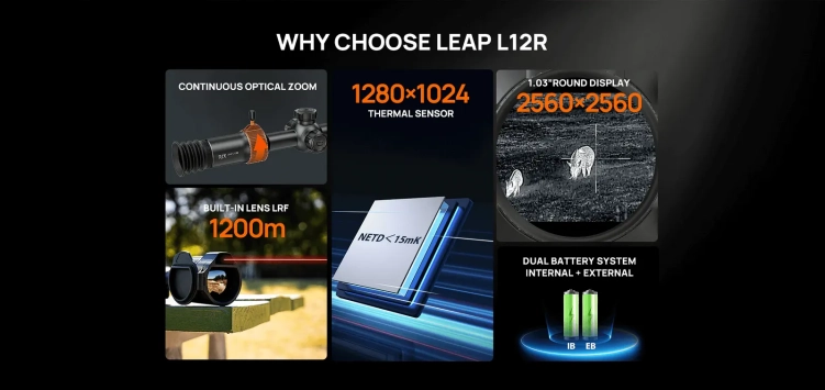 Celownik termowizyjny RIX LEAP L12R LRF