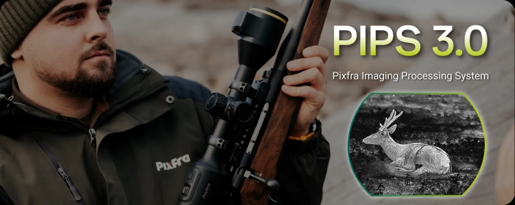 Celownik termowizyjny z dalmierzem Pixfra Pegasus 2 P650 LRF