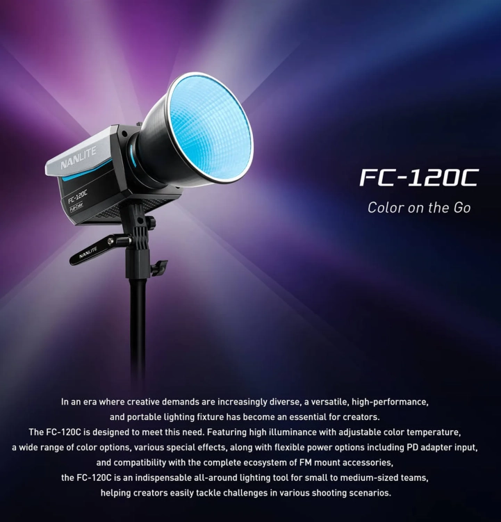 Lampa LED Nanlite FC-120C