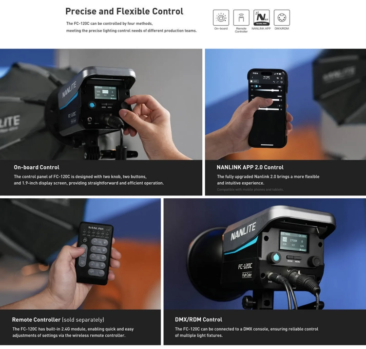 Lampa LED Nanlite FC-120C