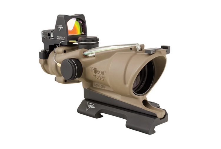 Celownik pryzmatyczny Trijicon ACOG 4x32 BAC ECOS Riflescope & RMR 3.25 MOA Green