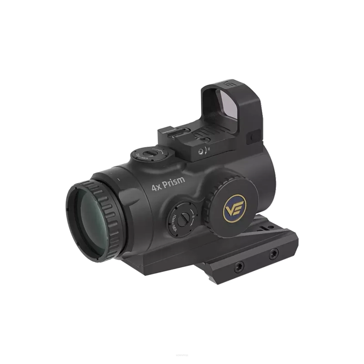 Celownik pryzmatyczny Vector Optics Paragon 4x24 Mini + Frenzy 1x17x24 Green Dot VOGP-01