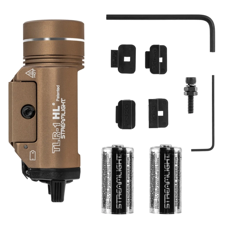 Latarka na broń Streamlight TLR-1 HL Flat Dark Earth 1000 lm zestaw