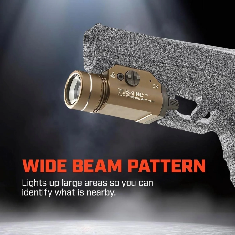 Latarka na broń Streamlight TLR-1 HL Flat Dark Earth 1000 lm